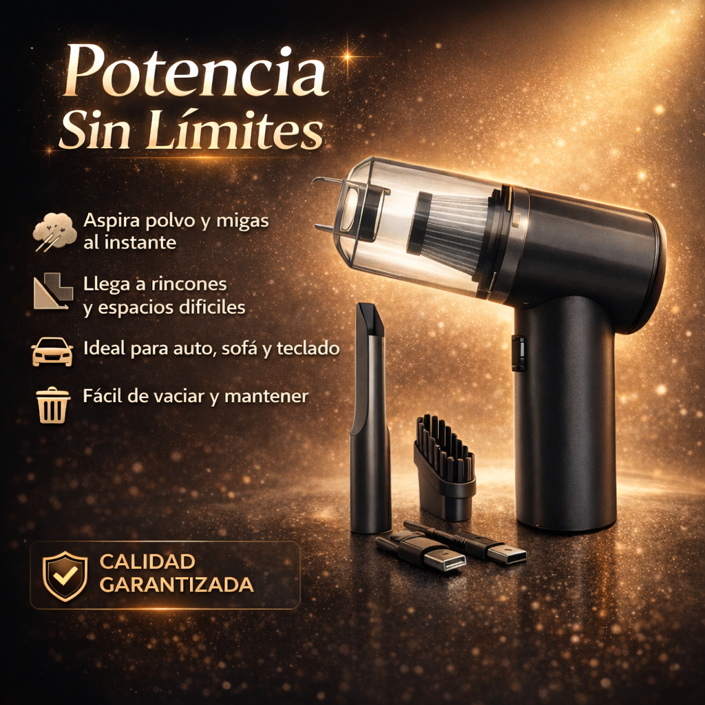 Mini Aspiradora DE AUTO PORTATIL