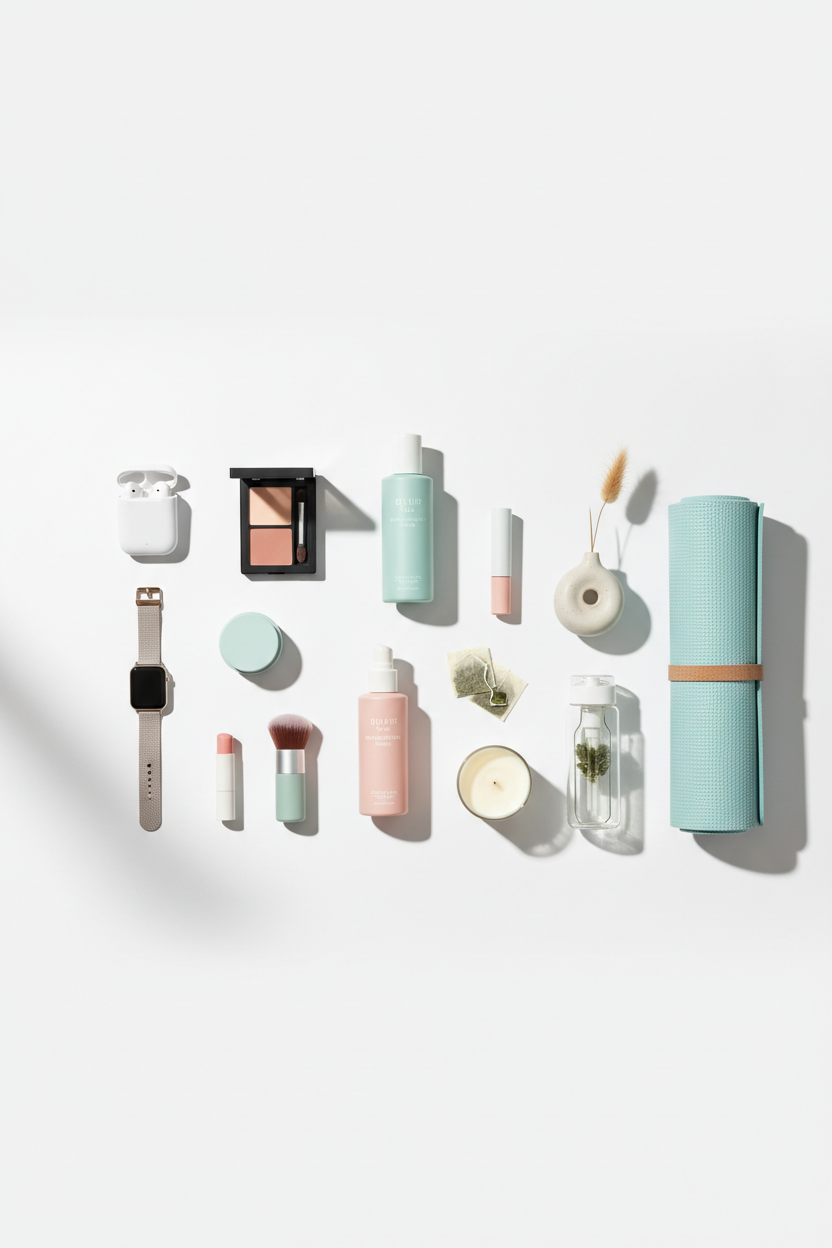 haz una imagen para el mobil, que sea ad hoc de una pagina de dropshipping generica, enfoacada en productos de salud, belleza, hogar, teconologia