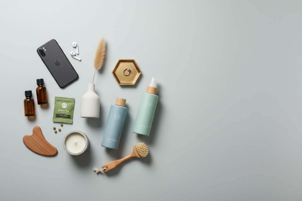 haz una imagen que se vea bien para una pagina de dropshipping generica, tant de prouctos como de salud, tecnologia, limpieza, hogar